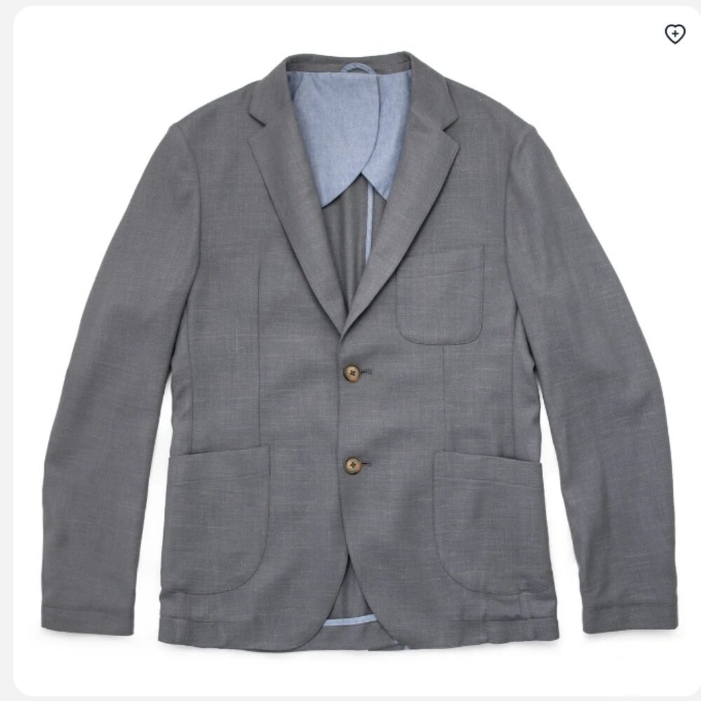 LIKE NEW | The Telegraph Jacket in Charcoal Slub